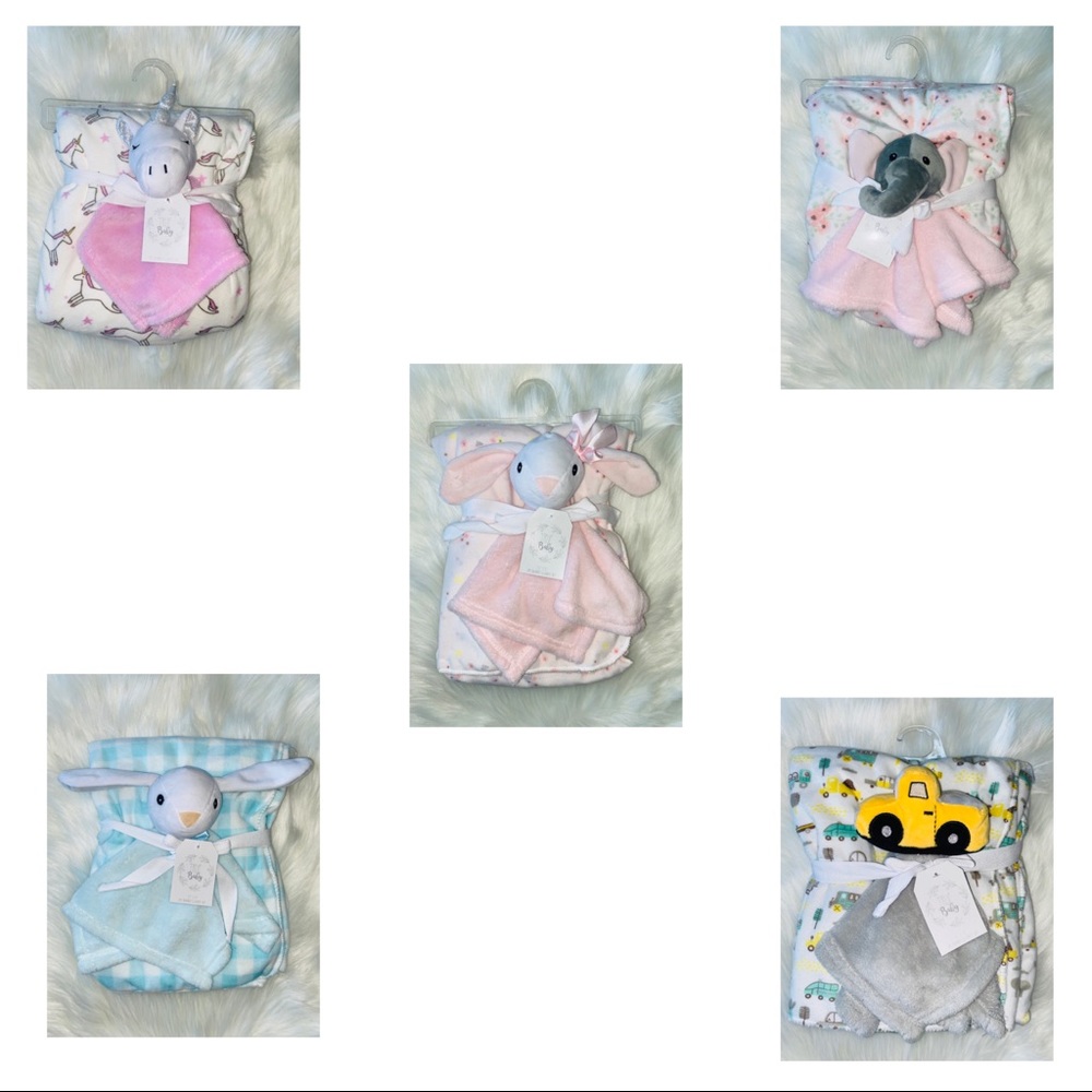 New Baby blankets with security blanket